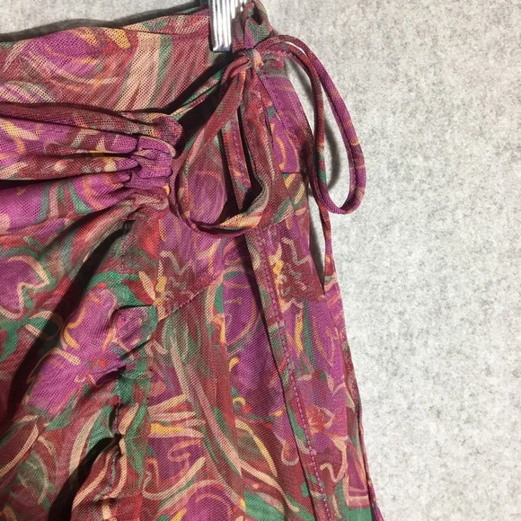 Womens NWOT Free People Skirt Ruby’s Forever Maxi Floral Abstract Whimsigoth - Picture 2 of 6